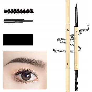 Tužka na obočí Tenká tužka na obočí a oči se štětečkem, vysouvací, precizní, černá Č. 1