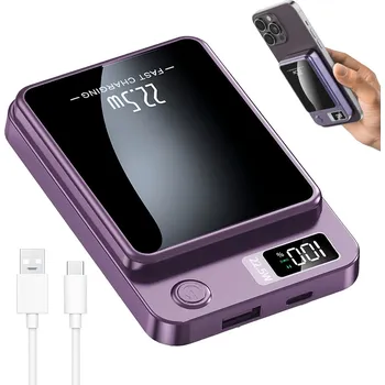 Powerbanka MAGNETICKÁ POWERBANKA S LED DISPLEJEM 10000MAH