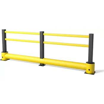 Dětská zábrana Žlutá bezpečnostní zábrana double TB 260 - 75 x 115 cm