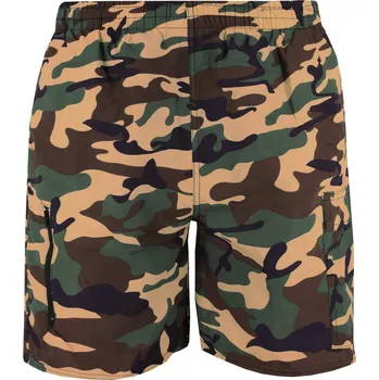 Pánské plavky Merkur wine koupací šortky s kapsou XL hnědá