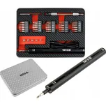 Akumulátorový šroubovák 3.6V Li-ion s LED, USB a 39 bity v sadě Yato