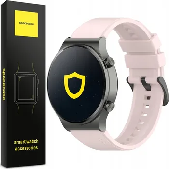 Řemínek na hodinky Řemínek Spacecase pro Samsung, růžový