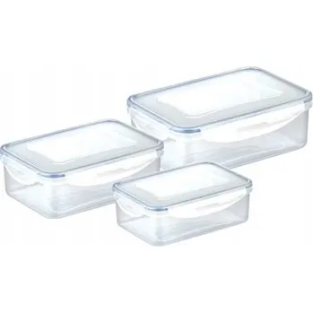 Dóza na potraviny Dóza FRESHBOX 3 ks, 0,2 - 0,5 - 1,0 l, obdélníková