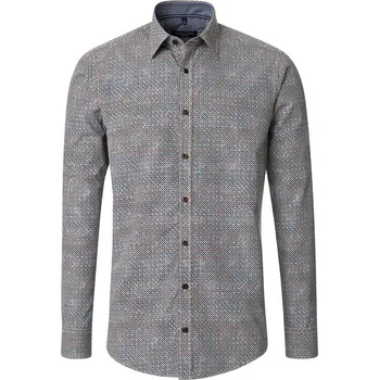 Pánská košile Košile CASAMODA Hellbraun/ Blau 9588394 XXL