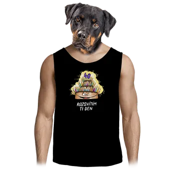 Pánské tílko Bastard Rozsvítím ti den pánské tílko Black