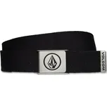 volcom Pánský látkový pásek circle web belt black