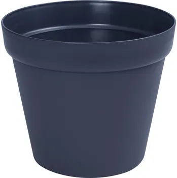 Květináč Květináč plast černý Botle 26 cm x 26 x 21,5 cm