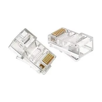 Patch panel PremiumCord Konektor RJ45 8pinů, UTP Cat6, balení 100ks