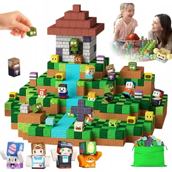 ostatní stavebnice Magnetické stavebnice STEM 100 kusů interaktivní zábava pro děti