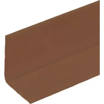 soklová lišta Hnědá plastová PVC soklová lišta F565 - 40 m x 3 cm x 3 cm