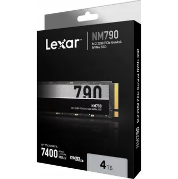 Interní pevný disk SSD disk M.2 Lexar NM790 4TB NVMe 2280 7400/6500 MB/s
