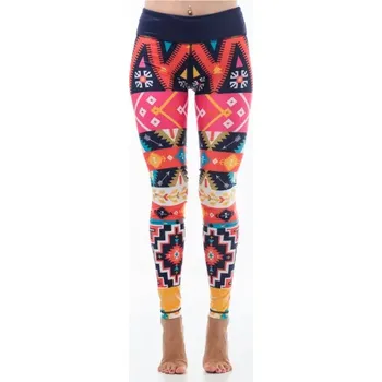 Dámské legíny Dámské fitness legíny Six Deuce Aztec - multicolor - Litex M