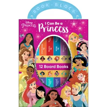 První čtění Disney Princess: I Can Be a Princess 12 Board Books (PI KIDS)(Leporelo)