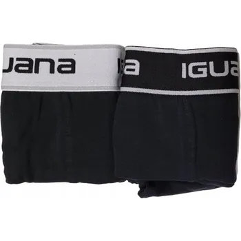 Pánské spodní prádlo Pánské boxerky slipy BAVLNA IGUANA 2 kusy velikost L