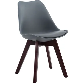 Barová židle LRCZ Křeslo pro hosty z umělé kůže Borneo V2 Barva: Zelená, Barva rámu: ořech