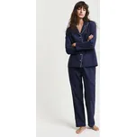 PYŽAMO GANT SATIN STRIPE PAJAMA SET GB EVENING BLUE