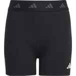 Dívčí krátké legíny adidas TECHFIT SHORT KIDS 140 Černá, Bílá