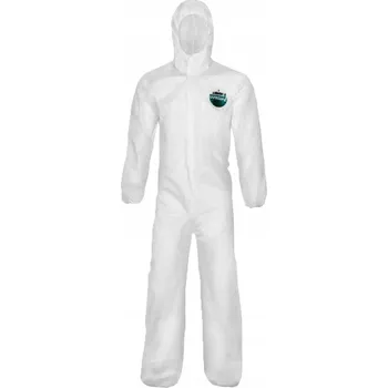 Jednorázový oděv Bílý kombinéza SMS Lakeland SafeGard GP, velikost L