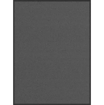 Rohožka Antracitová rohožka 90 x 120 cm z polypropylenu a PVC s protiskluzovou úpravou