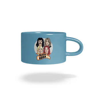 Bastard Black Abba hrnek makronka Blue Macaron