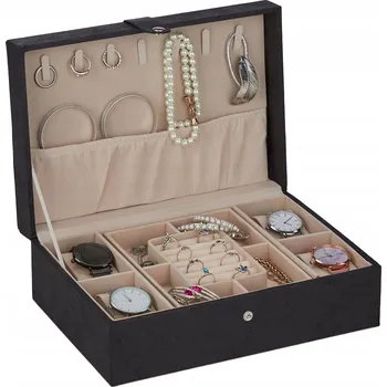 Šperkovnice Pouzdro na šperky krabička hodinky