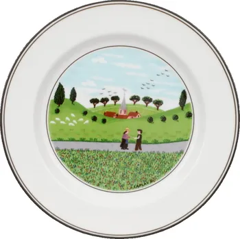 Talíř Villeroy & Boch Pečivový talíř Design Naif, Ø 17 cm, Setkání 10-2337-2667