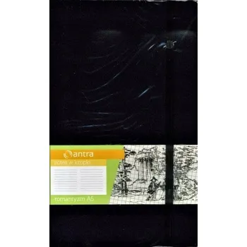 Zápisník Notes Antra A5 s puntíky Černý romantismus