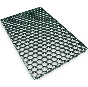 Venkovní dlažba Zelená plastová zatravňovací dlažba Linea Salvaprato - 114,9 x 74,7 x 3 cm