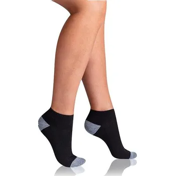 Dámské punčochy Bellinda SPORT WOMEN IN-SHOE 3x - Dámské sportovní kotníkové ponožky 3 páry - BE481030 černá 37 - 41