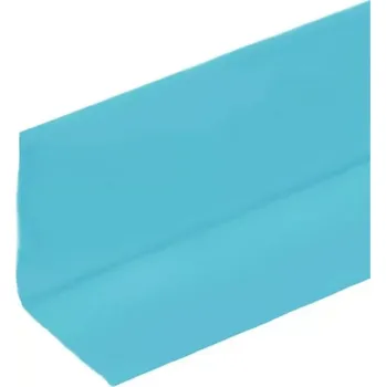 soklová lišta Modrá plastová PVC soklová lišta F949 - 40 m x 3 cm x 3 cm