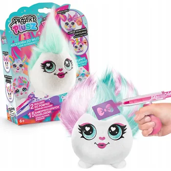 plyšák Projekt Plyšové účesy - plyš s ručním airbrushem mlha Epee