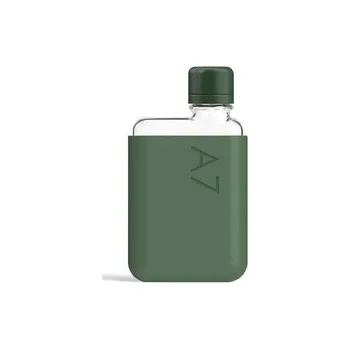 Termoska Opakovaně použitelná plochá láhev na nápoje Memobottle Original A7 - mechově zelená