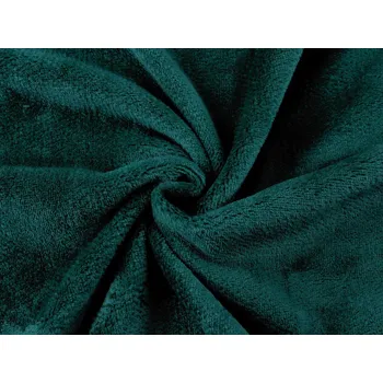 Wellsoft minky oboustranný / flanel samet fleece zelená lesní 1 m