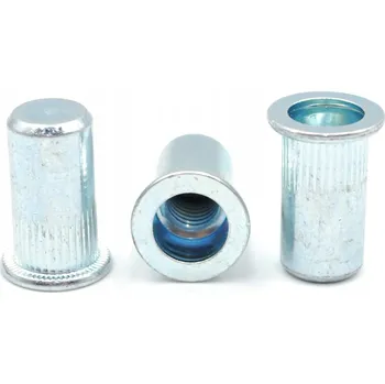 Matice M4 nýtovací matice s plochou přírubou, těsná 1 Ks