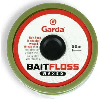 Garda návazcové materiály - Bait Floss Waxed šňůrka na nástrahy 50m