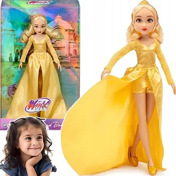 Panenka WINX CLUB ALFEA GRAND BALL BLOOM Modré Plesové Šaty Panenka 26 cm