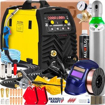 Svářečka Svářečka MAGNUM MIG 222 DUAL PULS SYNERGIE 230V 200A TIG LIFT SPOT MMA FLUX