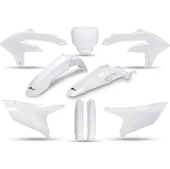 UFO sada plastů a kryty tlumičů YAMAHA YZF 250 '24-'25, YZF 450 '23-'25 (bílá)