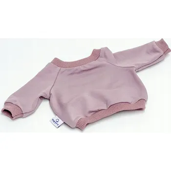Doplněk pro panenku Oblečení pro panenky Baby Born 42 cm-43 cm, teplákovka levandulová pro panenky, Mikina
