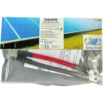 elektrický kabel Propojovací kabel pro akumulátory 50mm2, 20cm, M8, 175A