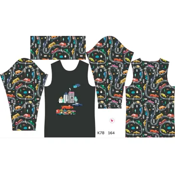 Panel na dětský termo rolák 164 barevná auta