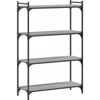 Knihovna Regál na knihy šedý dub sonoma 80 x 30 x 120 cm