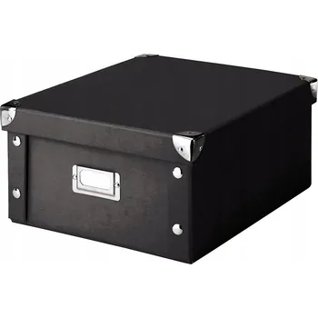 Úložný box Krabice s víkem černá