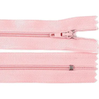 Zip Spirálový zip No 3 délka 16 cm autolock, malé, 133 růžová světlá