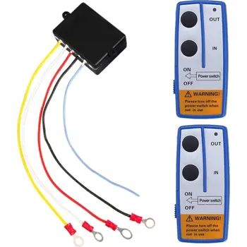 Elektrický naviják s dálkovým ovládáním, dosah 30 m, 12V/24V