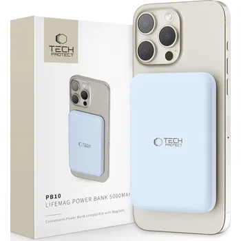 Powerbanka Tech-Protect LifeMag MagSafe | Powerbanka 5000mAh - MODRÁ