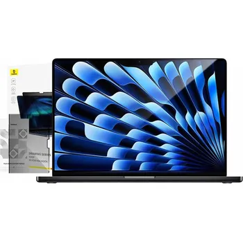 Baseus Magic Drawing magnetický ochranný privacy kryt pro MacBook Air 15,3" (2023/2024) + čisticí sada (transparentní)