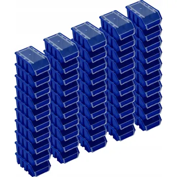 Úložný box 50x Skladový box Box Ergobox 2+ MODRÝ