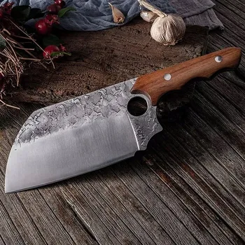 Kuchyňský sekáček Nagasaki - Hnědá KP-13961