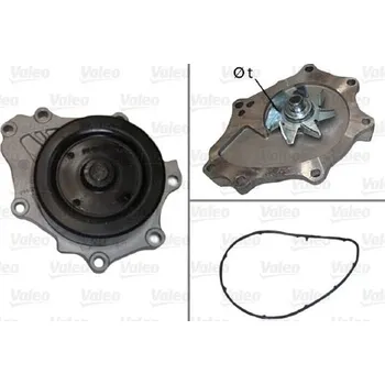Chladič motoru Vodní čerpadlo, chlazení motoru VALEO 506905